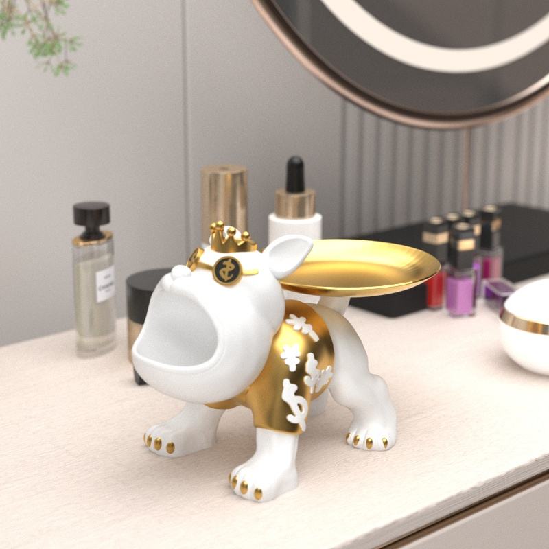 Small white Length, width and height 24*14*17cm