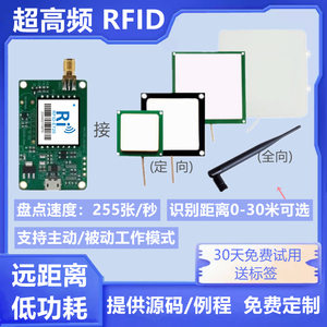 Lettore RFID UHF modulo RFID scheda di sviluppo di posizionamento del lettore RFID