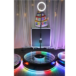 LED ayna cam 360 derece fotoğraf kabini akıllı uzaktan kumanda RGB ışık yavaş hareket dönen 360 fotoğraf kabini - Product Image 4