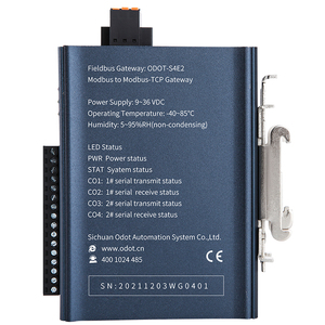 Modbus RTU/ASCII-zu-Modbus-TCP-Gateway mit 4 Serials-Ports und 2 Ethernet-Ports S4E2 - Product Image 2