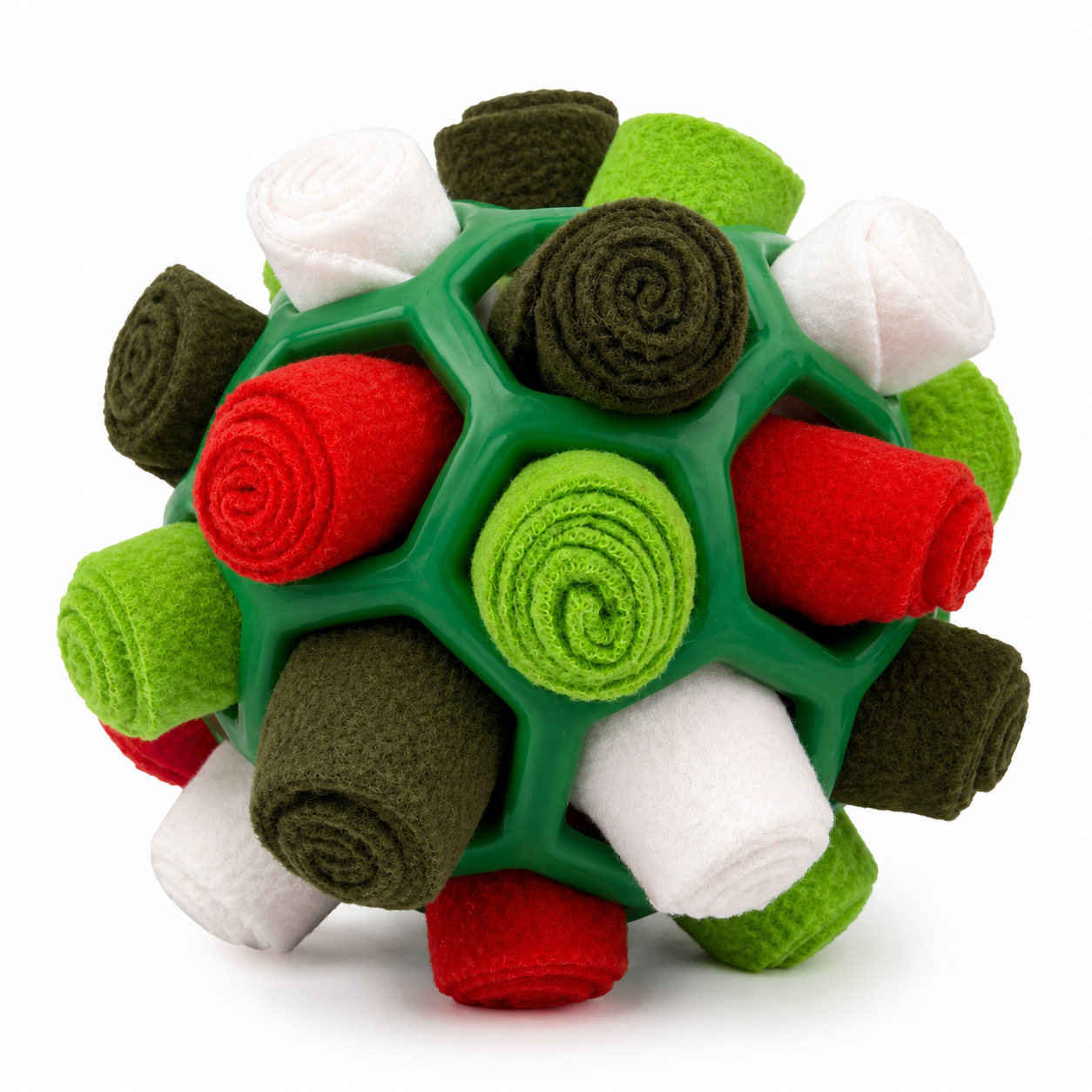 Boule verte-blanc jaune orange vert