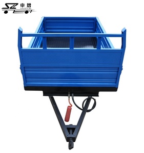 更便宜的价格 2 吨单轴通用拖车农场实用拖车 - Product Image 3