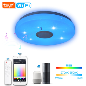 สมาร์ท Wifi ควบคุมด้วยเสียง ILink App,ไฟจังหวะดนตรีฟลัชเมาต์ไฟเพดาน Led หรี่ไฟได้แบบไม่มีขั้น16สี - Product Image 1