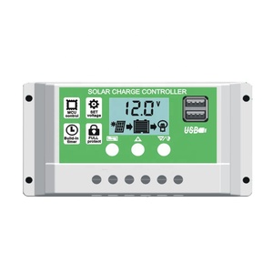 Y & H PWM 10A regolatore di carica del pannello solare per 12V 24V piombo acido/batteria al litio con doppia retroilluminazione USB Display LCD