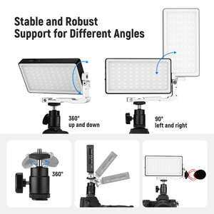 <strong>RGB</strong> Fill Panel Lamp <strong>Led</strong> Video Light Multiple <strong>RGB</strong> Modes Photography Studio Fill Lighting - Product Image 2