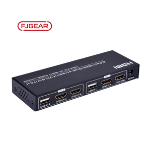 FJ-HK202 Fjgear USB3.0 Switcher <strong>2</strong> <strong>Computer</strong> Share <strong>2</strong> <strong>Monitors</strong> and Keyboard Mouse 4K@60 - Product Image 6