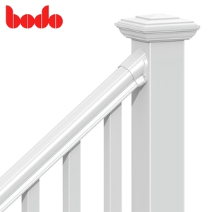 New Design Hand Railing Cheap Vinyl Plastic <strong>PVC</strong> Balcony <strong>Porch</strong> Deck <strong>PVC</strong> Railing - Product Image 2