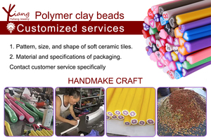 Customized Shape Pattern Polymer <strong>Clay</strong> &amp; Porcelain Beads Loose Beads Made From <strong>Mixed</strong> Colors Ceramic Diverse Color Options - Product Image 5