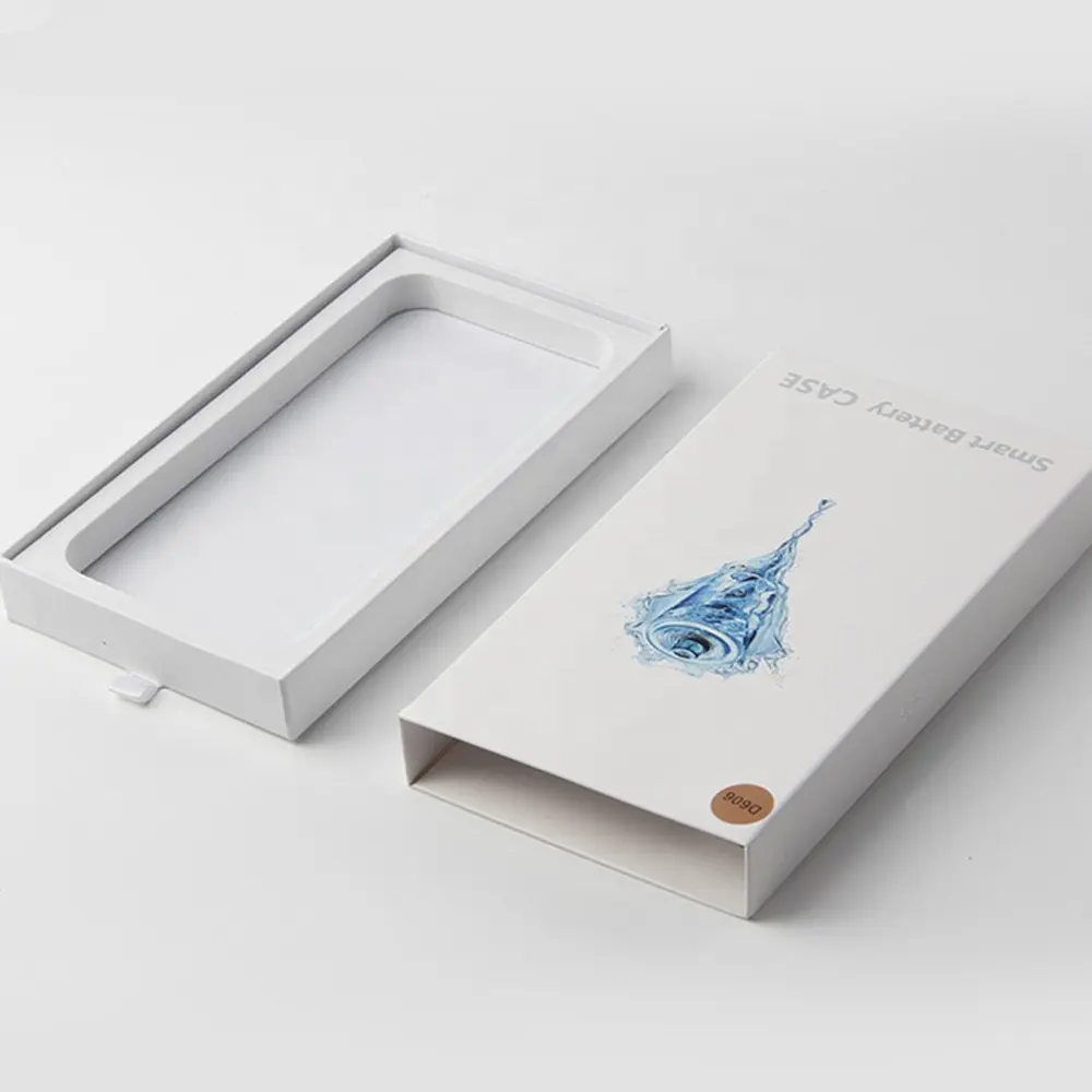 Hersteller hochwertige heiß verkaufte benutzer definierte Papier box für Elektronik weiße Handy hülle Verpackungs boxen