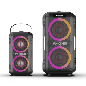 W-KING Direct Supply 120W <strong>Output</strong> <strong>Bluetooth</strong> Party Speaker with Light, with Microphones <strong>and</strong> Remote Control - Product Image 3