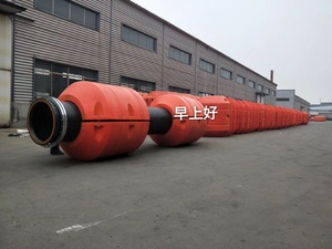 Flotador de tubo de dragado combinado con bomba de succión DE CORTADOR de 24 pulgadas para tubería de dragado de lodos de HDPE/ACERO - Product Image 6