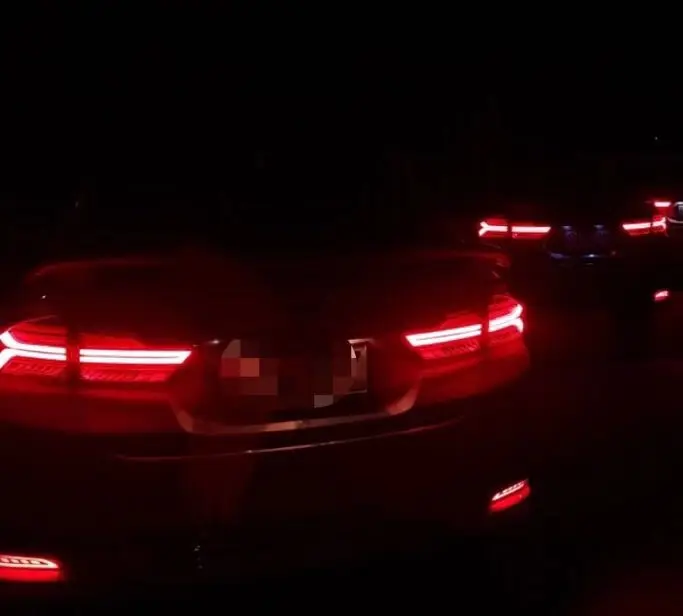 Phong Cách Mới Led Đuôi Đèn Led Phía Sau Tail Light Đối Với Honda Thành Phố Đèn Hậu Đối Với Honda Thành Phố