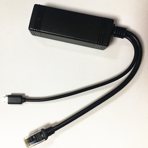 Factory Wholesale 100Mbps Power Over <strong>Ethernet</strong> 48V to 5V 3a 15W Micro Mini USB Plug Active POE Injector Splitter for Ip System - Product Image 4