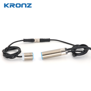 KRONZ M18 Sensor de distancia ultrasónico industrial IP67 Salida de conmutación PNP con rango de detección de 20-60mm Sensor con cable de 2m - Product Image 2