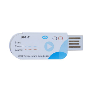 U 01-T Registrador de datos de temperatura USB de un solo uso para alimentos frescos, transporte de cadena de frío de vacunas - Product Image 1