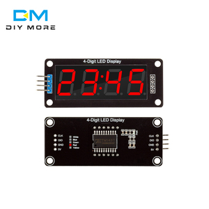 Rot 0,56 ''Zoll TM1637 4Bit Digital LED 7 Segment Clock Tube Display für Arduino