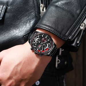 2375 di vendita calda squisita Multi funzionale in esecuzione secondo Timer cronografo calendario impermeabile uomo Trend Design orologio al quarzo - Product Image 6