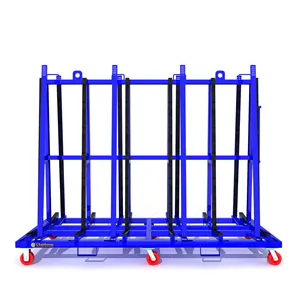 Bir çerçeve market arabası slab buggy tekerlekli konteyner - Product Image 4