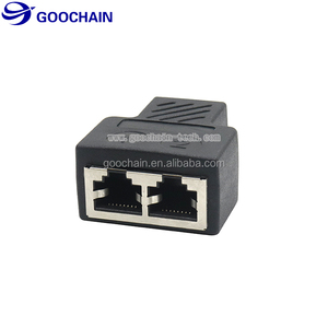 RJ45 Network Splitter <strong>Adapter</strong> Connector RJ45 1 Female to 2 Female Socket Port LAN Ethernet Network Splitter Y <strong>Adapter</strong> - Product Image 4