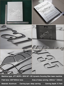 100วัตต์3D JPT Mopa M7เลเซอร์ที่มี EZCAD3ซอฟแวร์สำหรับการออกแบบ STL 3D บรรเทาไฟล์แกะสลัก100วัตต์3D - Product Image 4