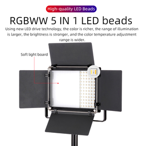 KingMa RGB Full Color LED Photography <strong>Light</strong> with HSI Mode for Camera Shooting - Product Image 3