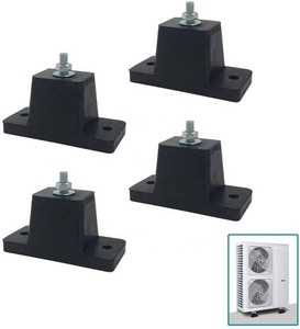 Daisypower anti-titreşim şok emici montaj braketi Ductless Mini bölünmüş üniteleri AC sers serler için kauçuk İzolatör pedleri, - Product Image 2