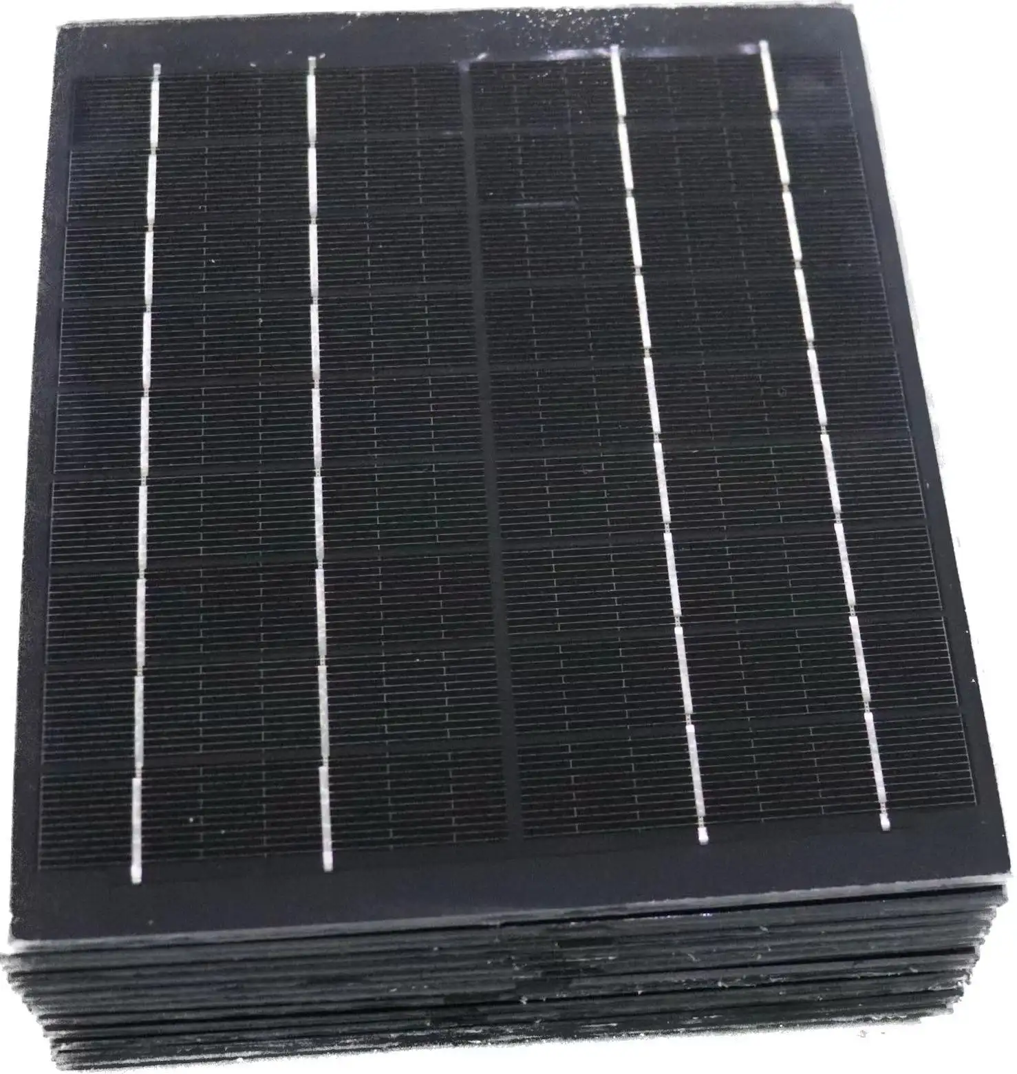 Fábrica China Todo Negro 5W 6V Precio del panel solar con 25 años de garantía para la venta