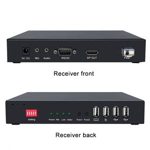 采用KVM USB2.0 RS232的SM光纤上的4K DP扩展器收发器，高达20千米DP到光纤转换器 - Product Image 6