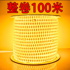 スーパーブライト<span class=keywords><strong>LED</strong></span>ライトストリップ220V2835 3列IP65防水屋内屋外KTVショッピングモール照明ストリップブルーグリーンレッド