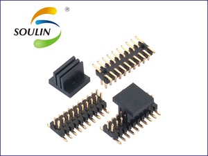 用于注入金属条连接器的Soulin Pcb连接器长针头公2.54毫米间距插座 - Product Image 5