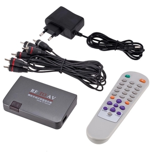 Convertidor de receptor de TV, Cable de Audio, vídeo analógico, RF a AV, interruptor, modulador USB - Product Image 4