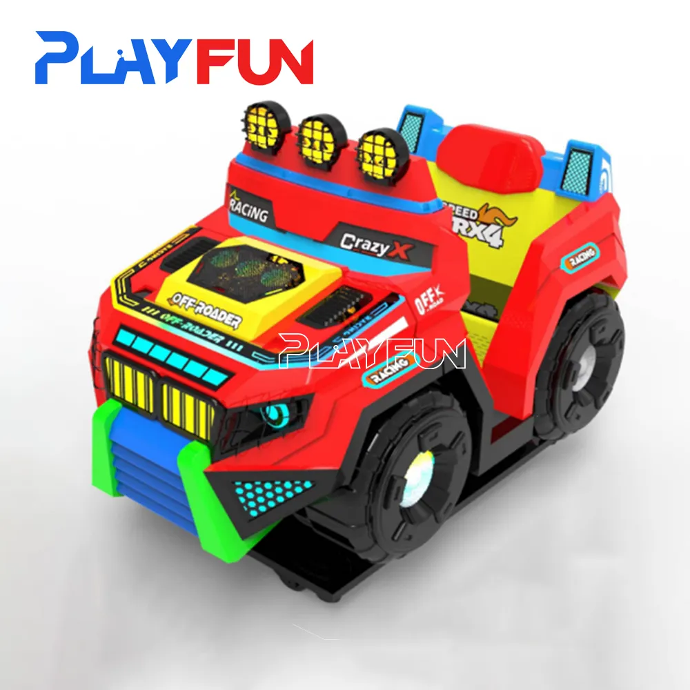 Playfun toptan serin ve yeni çocuk sikke işletilen araba kapalı eğlence ticari Kiddie sürmek için Arcade oyunları satış