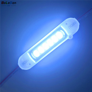 SMD5730 โมดูลLed 6PCS DC12V 1.6W Ip65 กันน้ำSuper Bright RGB Ledโมดูล 12V 24Vสีสีขาว