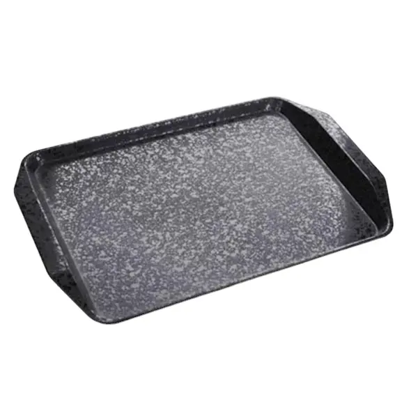 Japanese traditional environmentally friendly black color sushi highlight melamine tray