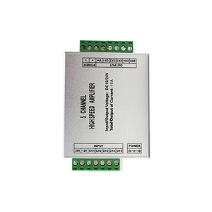 DC12V 24V 15A 5-канальный PWM RGBCT WW светодиодный ретранслятор усилитель пульт дистанционного управления для RGBWW света - Product Image 5
