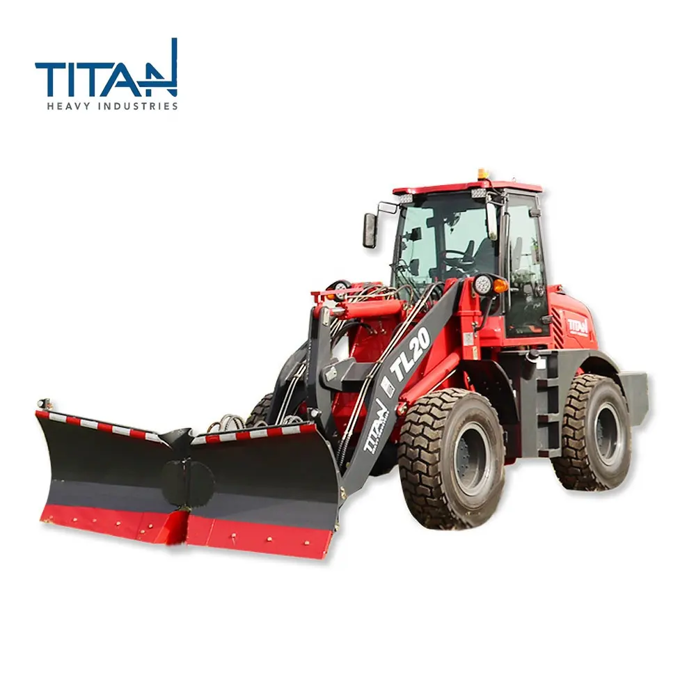 Suprimento direto chinês titan ce sgs tl20 2000kg, mini trator agrícola carregador