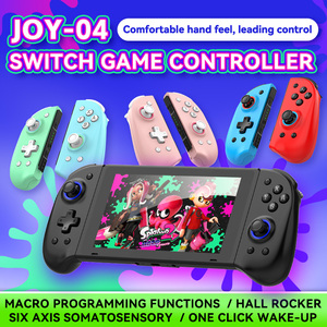 NSスイッチOled用の素敵な品質のホールジョイスティックワンクリックウェイクアップ非対称デュアルモーター振動ゲームコントローラーの新機能