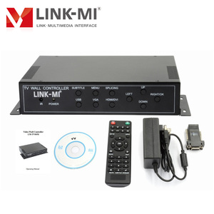 LINK-MI 4 canales pared de vídeo controlador 2x2 1x2 1 3x3x1 4x2x1 3x1 4x1 + HDMI + DVI + VGA + entradas USB 1080P leyenda Zoom función - Product Image 6