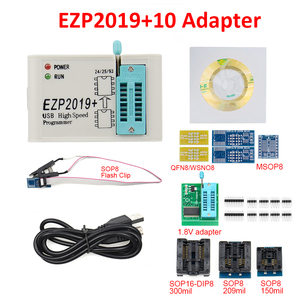 Overseas Newest Version EZP2019 High-speed <strong>USB</strong> <strong>SPI</strong> <strong>Programmer</strong> Ezp 2019+12 Adapters Support 24 25 93 EEPROM 25 <strong>Flash</strong> BIOS Chip - Product Image 6