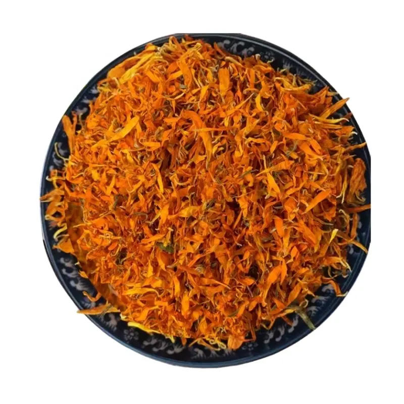 1 kg un sacchetto alla rinfusa petali di calendula arancioni secchi naturali