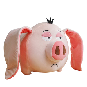 Cho trọng lực rơi waddles màu hồng Pig Thú nhồi bông đồ chơi sang trọng siêu mềm Gấu Đồ chơi PP bông điền thêu cho căng thẳng cứu trợ - Product Image 1