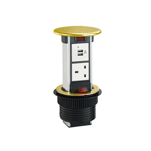 Manual pop/zócalo de escritorio de cargador inalámbrico salida USB hembra impermeable IP54 Mesa hembra - Product Image 2