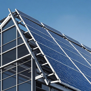 Çit balkon Condos çatı üst fayans cepheleri düz çatılar için BIPV güneş montaj sistemi parantez - Product Image 4