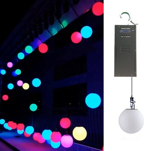 Fase RGB 3D effetto programma Design LED DMX sfera cinetica sfera luce DMX512 controllo argano paranco - Product Image 1