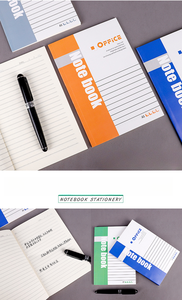 Taccuino per impunture a sella A5 softe in carta da copertina per notebook molto economico per esercizi per studenti scolastici foderati in vari numeri di pagina - Product Image 3