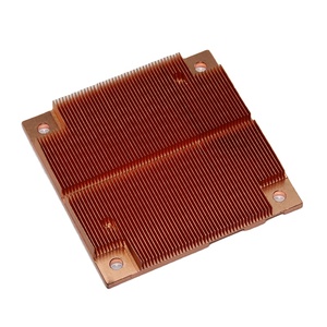 高密度FMoemカスタムTo-220スキーラジエーター600w1000w銅パイプアルミニウムプロファイルはんだ付けパイプスカイブフィンヒートシンク - Product Image 1