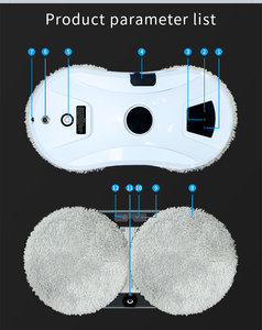 Robot idropulitrice automatico Online con uscita continua Robot lavavetri in vetro intelligente per la pulizia di finestre - Product Image 6