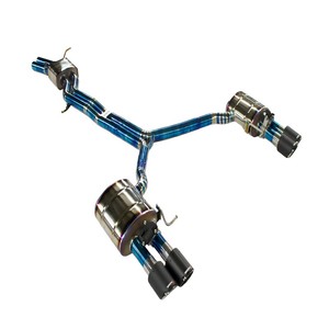 ท่อไอเสียปรับแต่งชิ้นส่วนรถยนต์สำหรับรถออดี้ S4 S5 B9.5 B9 3.0T 2017กับ valved ท่อไอเสียการควบคุมระยะไกล catback เคล็ดลับ - Product Image 3