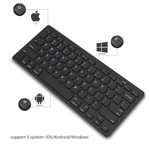 Hardware de la computadora Software OEM Oficina Bluetooth Teclado Draadloos Toetsenbord 78 teclas Árabe Inglés Teclado inalámbrico - Product Image 2
