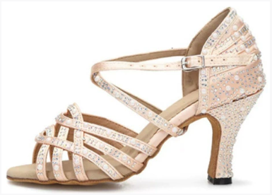Light nude 7.5cm heel with rubber sole